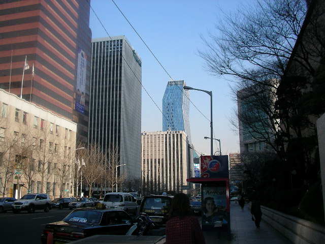 2006年正月のミョンドン地区の写真